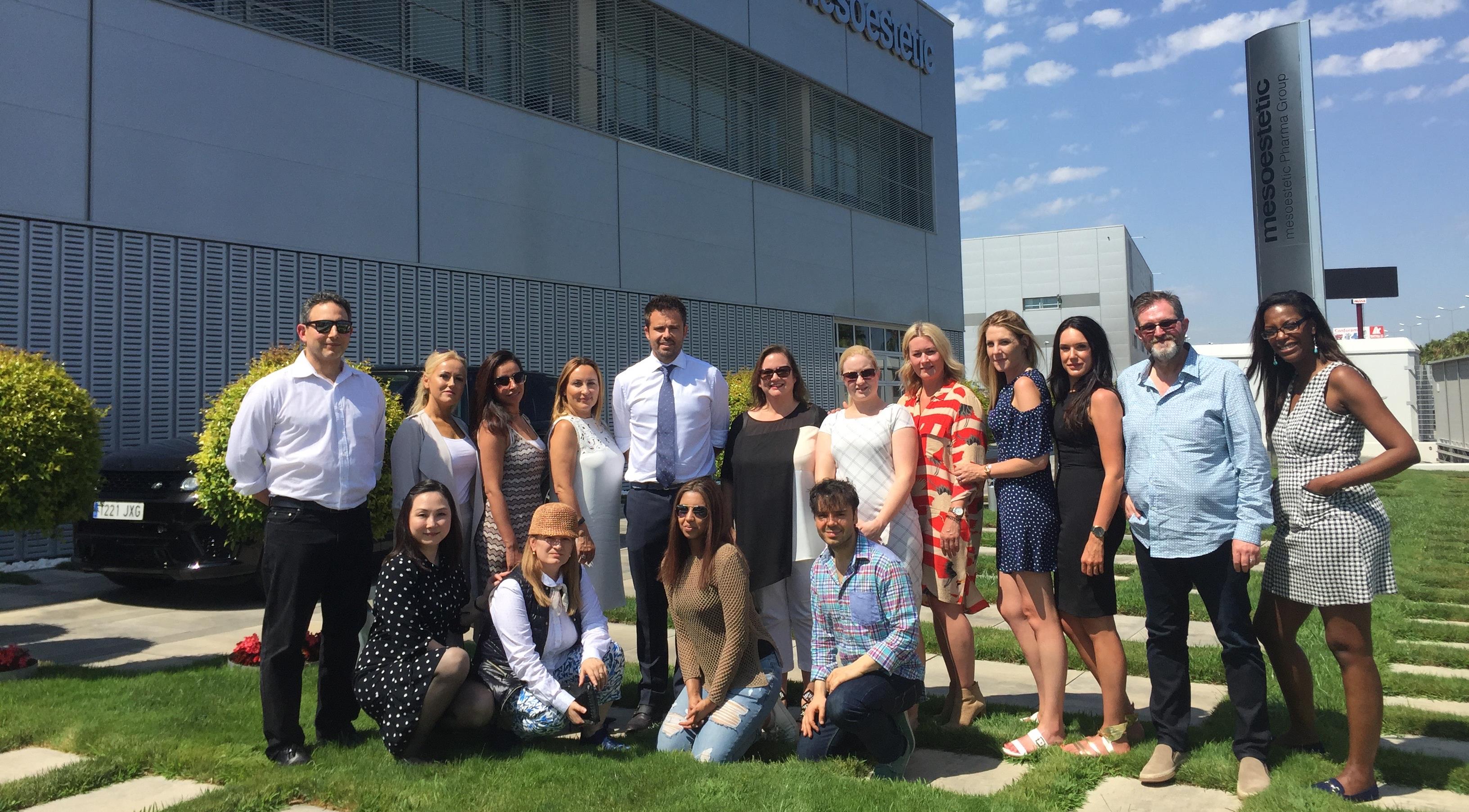 Mesoestetic visit, Barcelona 