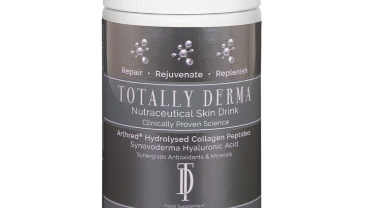 Totally Derma nutraceutical drink boasts high levels of collagen and HA