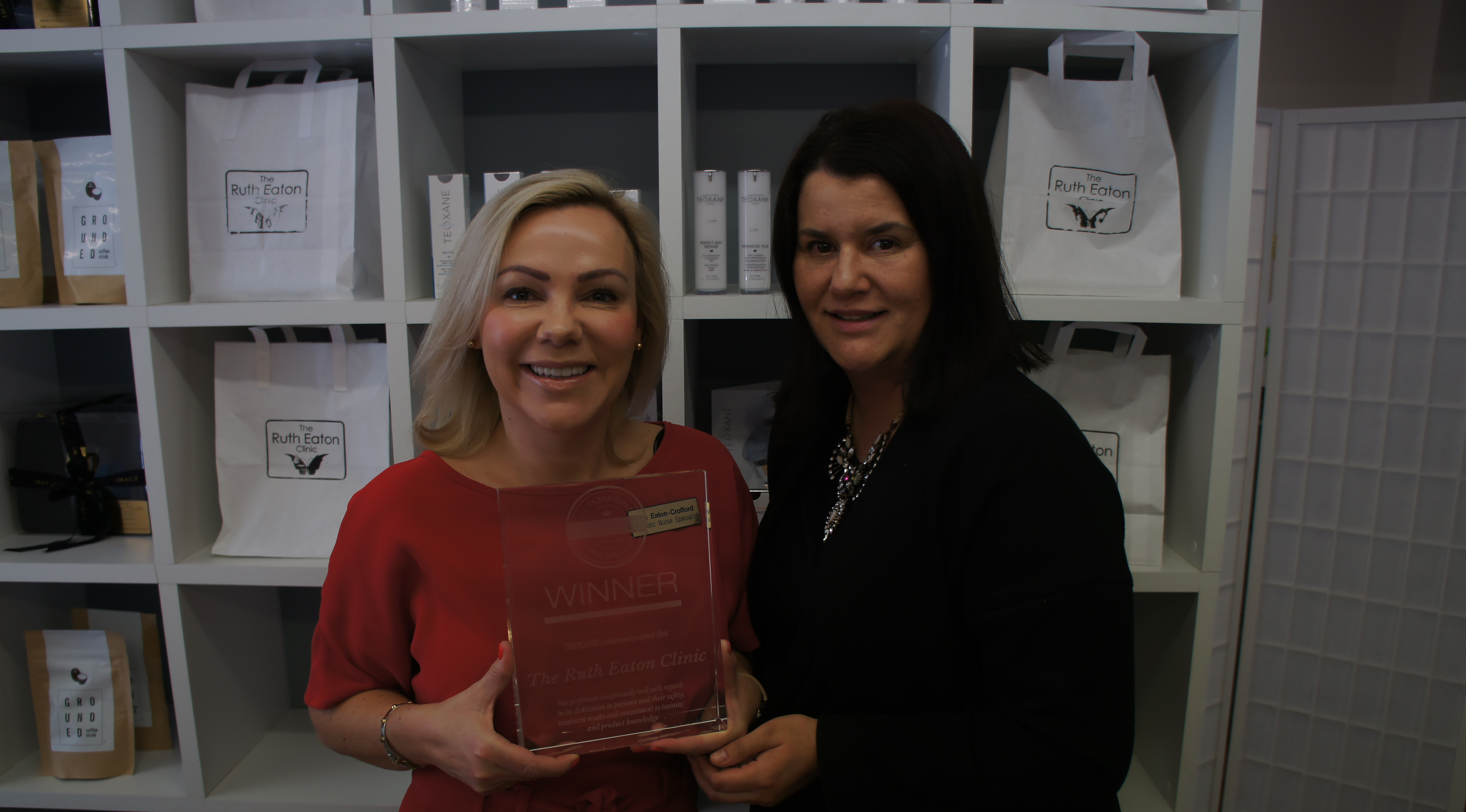 Ruth Eaton Clinic has won an Outstanding Clinic Award from Teoxane