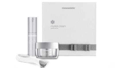 mesoestetic launches limited edition crystal cream gift set for Christmas
