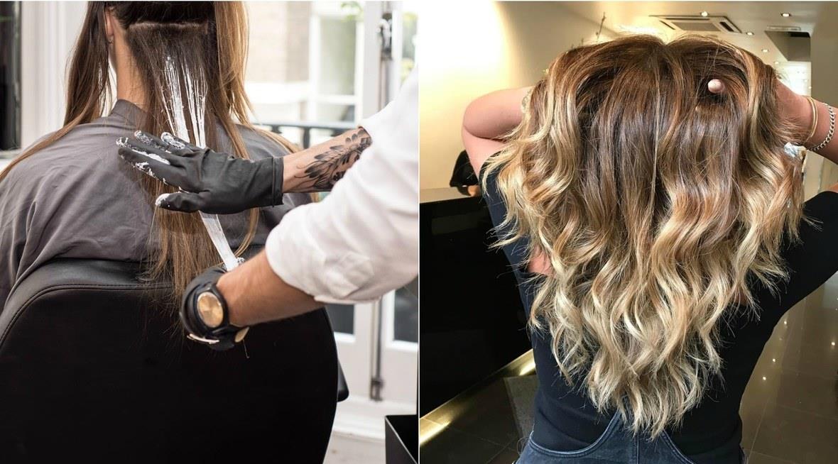 Palm Painting - the New Hair Coloring Technique 