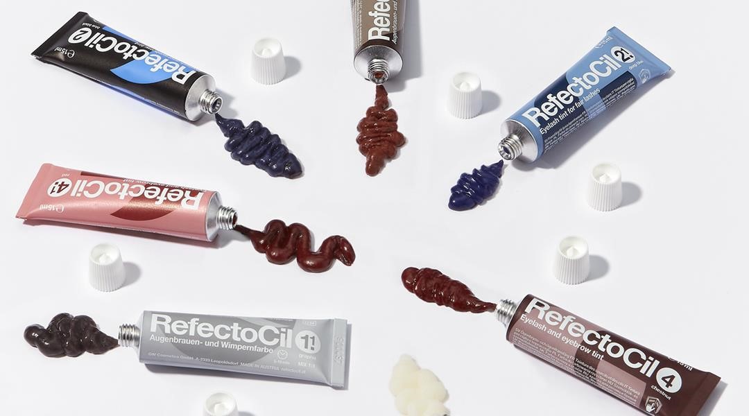 Matching your client's brow tint to their hair colour: from bleach blonde to fiery red