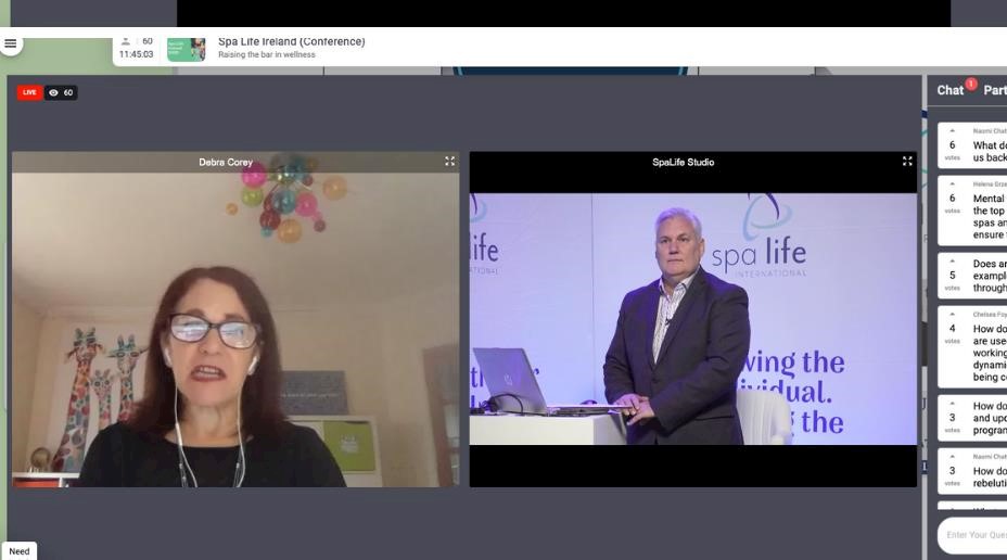 Authenticity and communication were among key themes at virtual Spa Life Ireland event