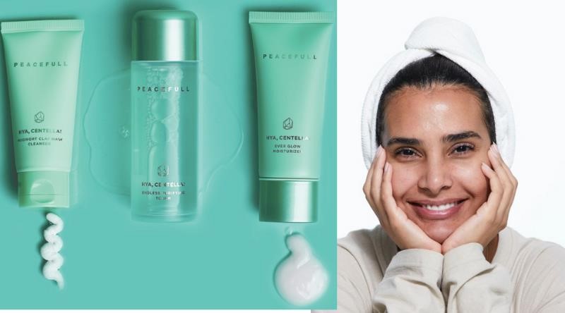   Salama Mohamed launches a new skincare PEACEFULL