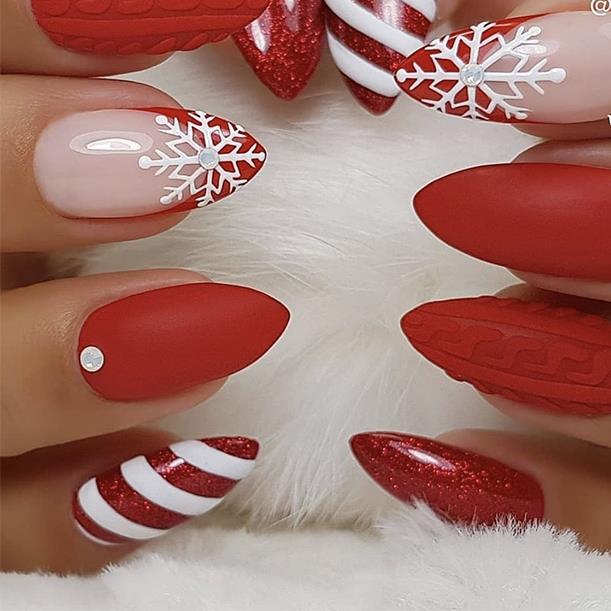 Inspiration for your Holiday Treatment Menu - Festive Mani's 