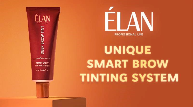 Eyebrow tinting with unique SBTS system by ÉLAN 