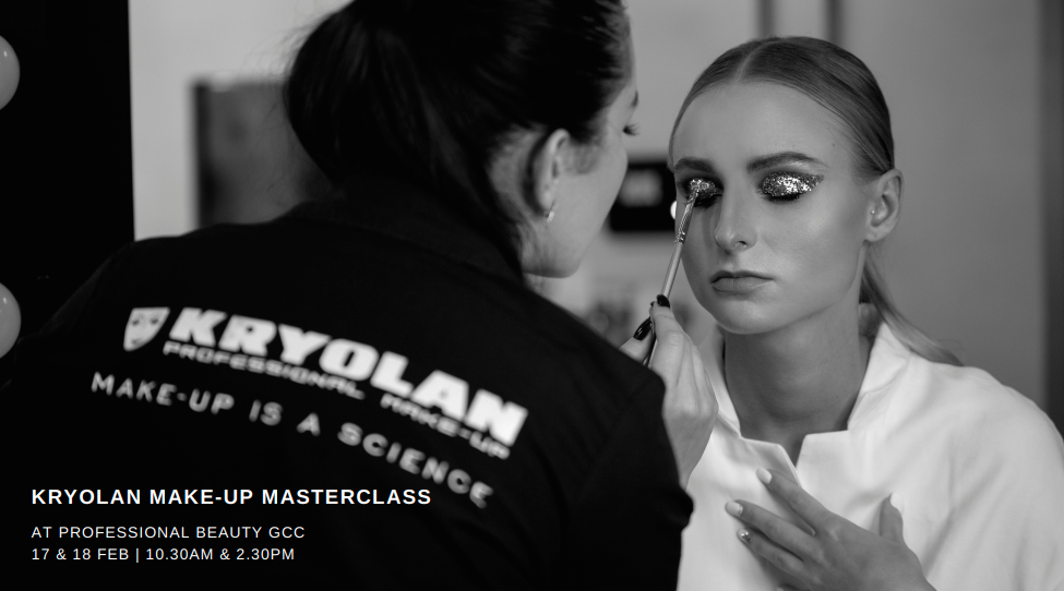 Kryolan hosting a masterclass for all budding MUA's at Professional Beauty GCC 2019 expo