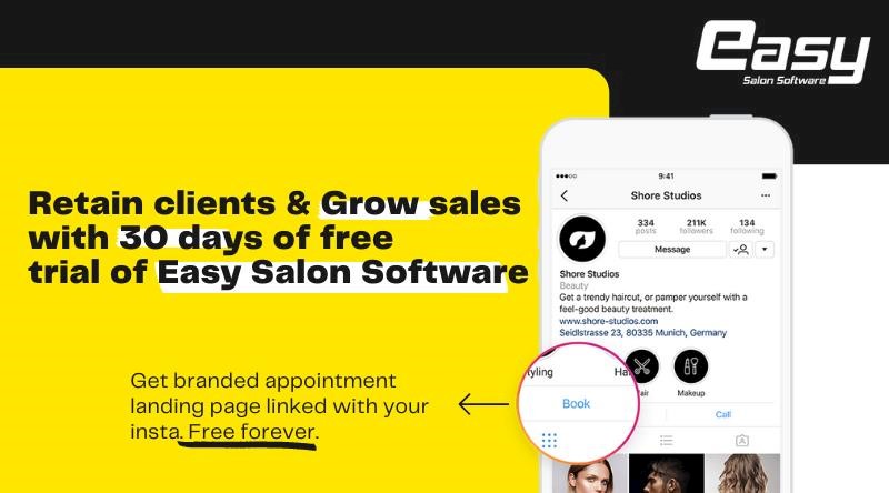 30 Days Free Trial of Easy Salon Software