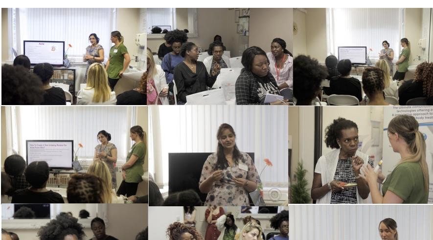 Out and about: Black Skin Directory and Health & Aesthetic Clinic acne event 