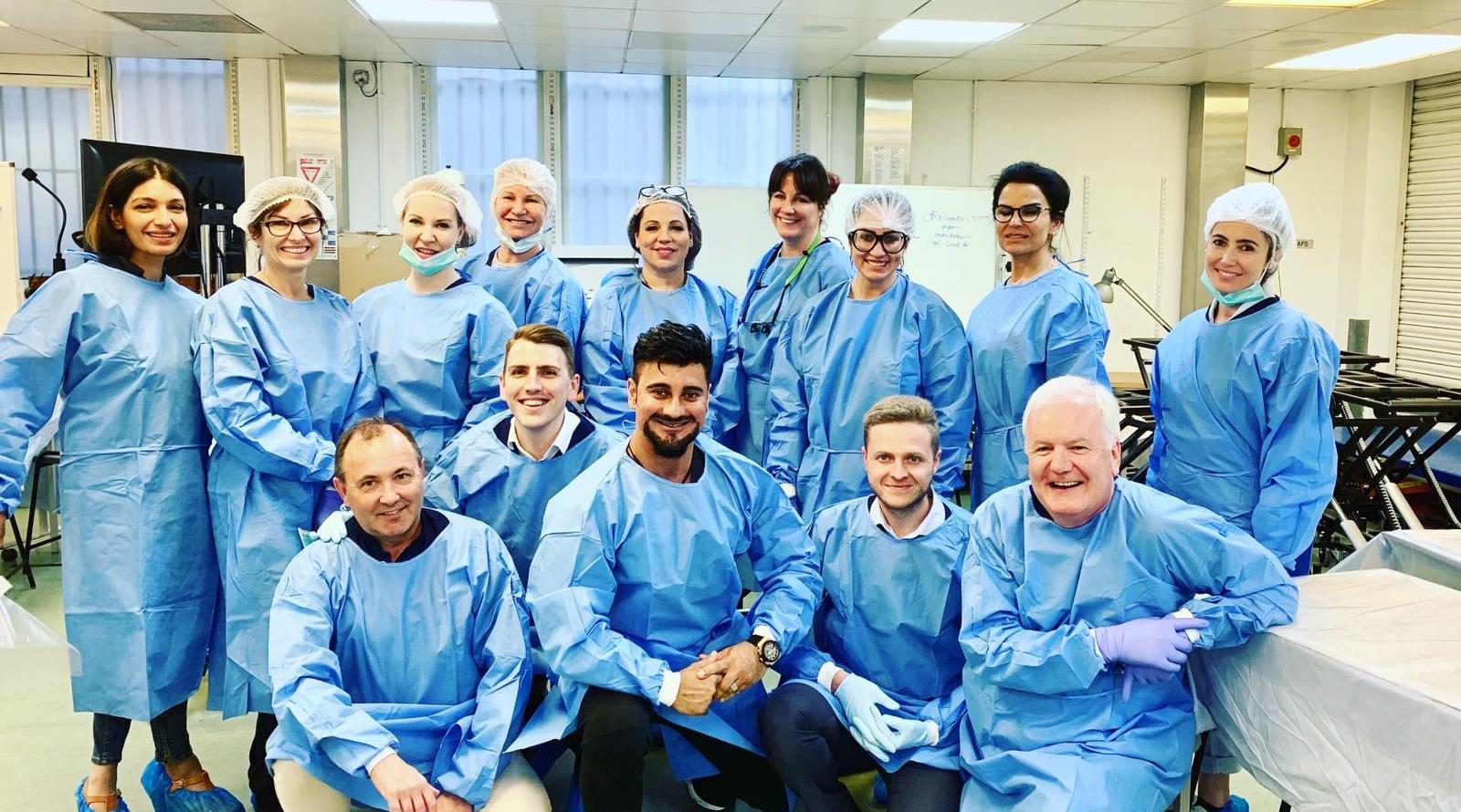 Out and about: Professor Bob Khanna cadaver workshop