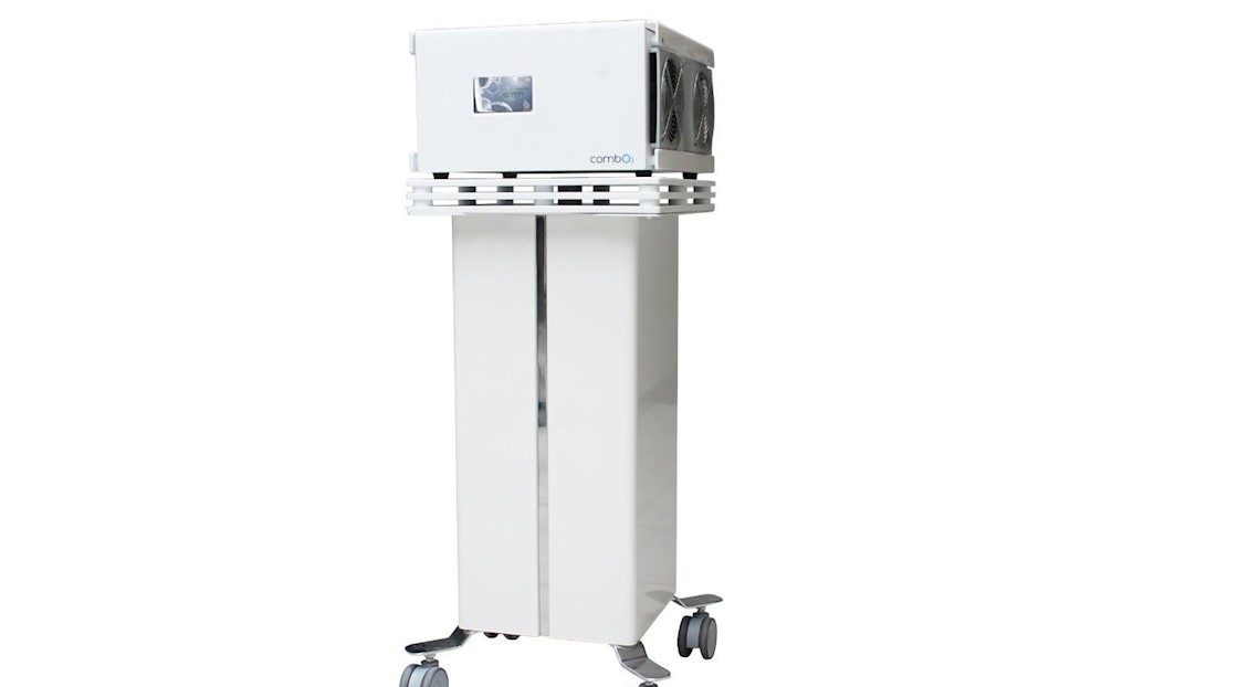 Using smoke evacuation devices in clinic to remove plume and aerosol