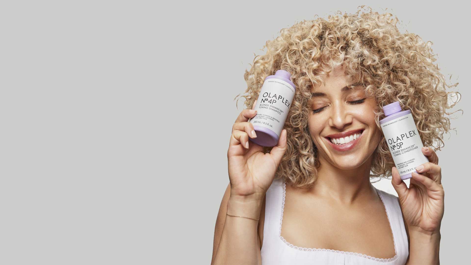 Introducing the N°5P Blonde Enhancer Toning Conditioner powered by OLAPLEX Bond Building Technology