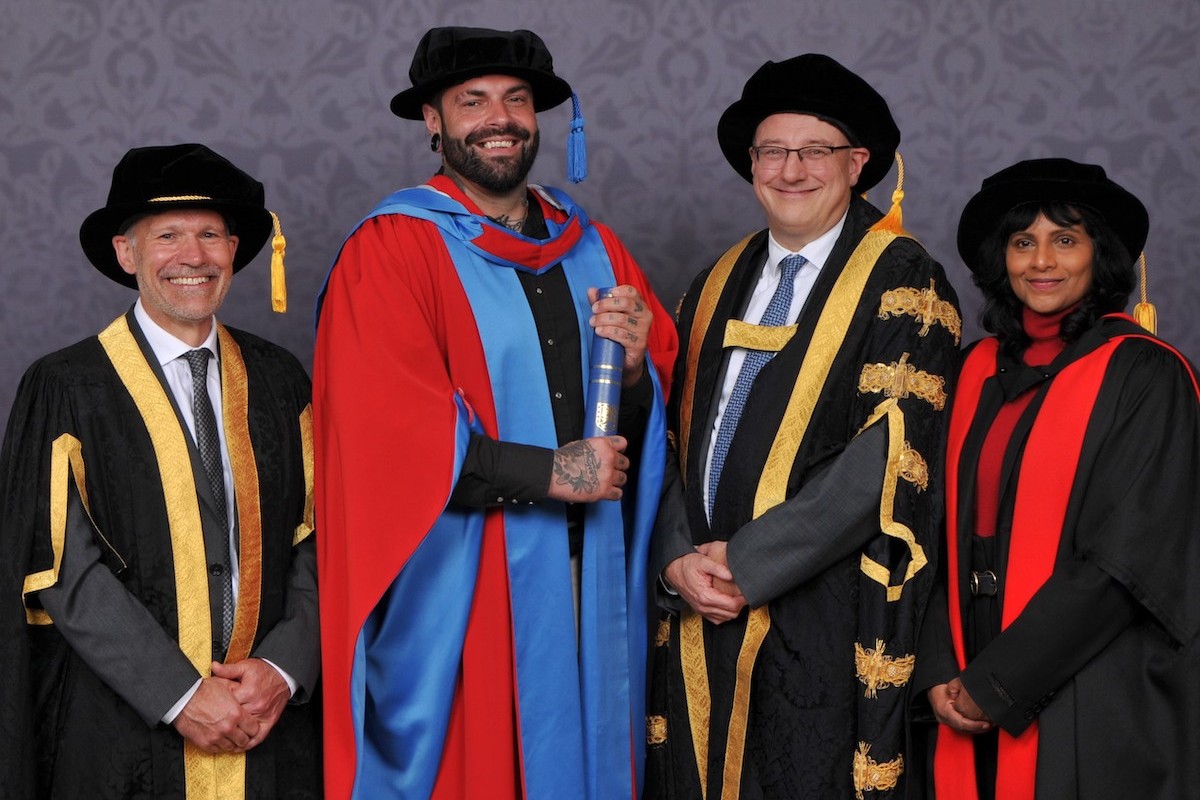 “Lifesaving Barber” Tom Chapman Honoured by the University of Exeter