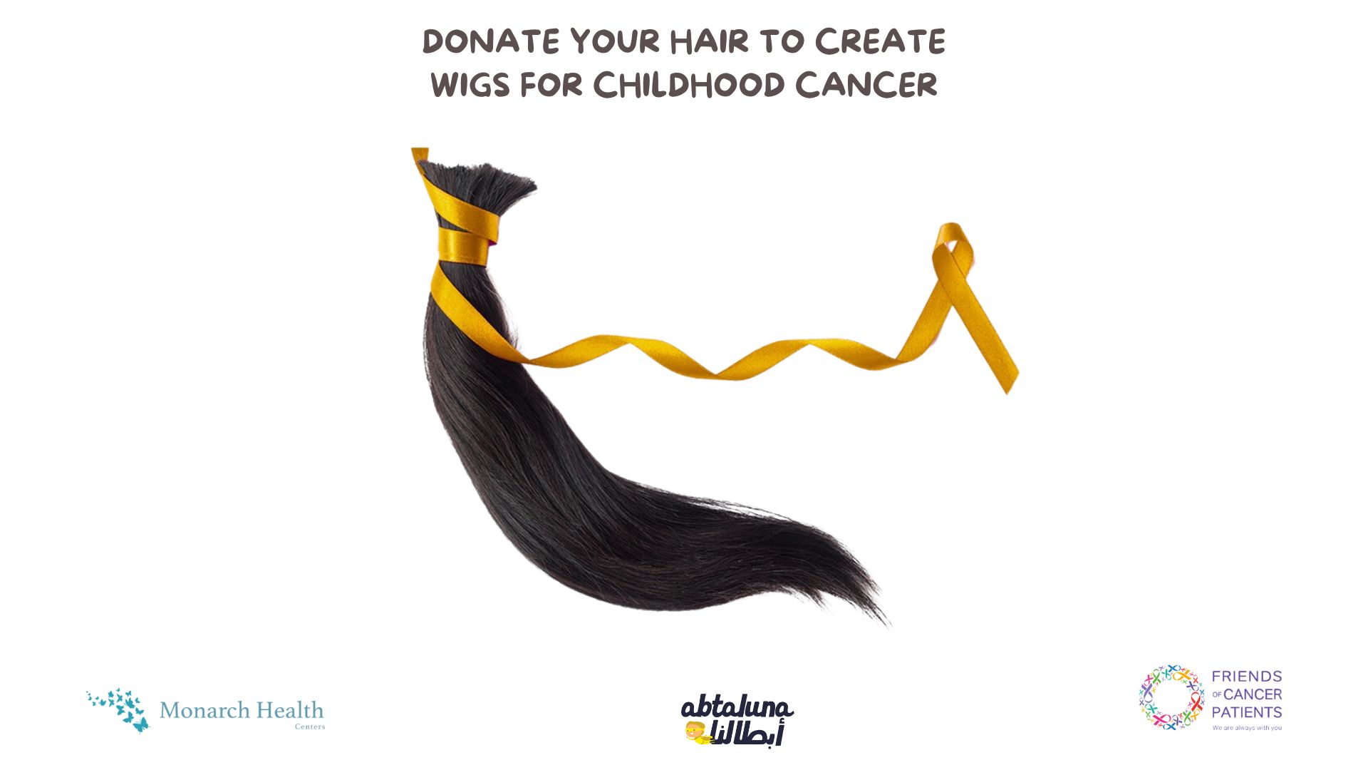 Abtaluna launches hair donation campaign to support childhood cancer awareness