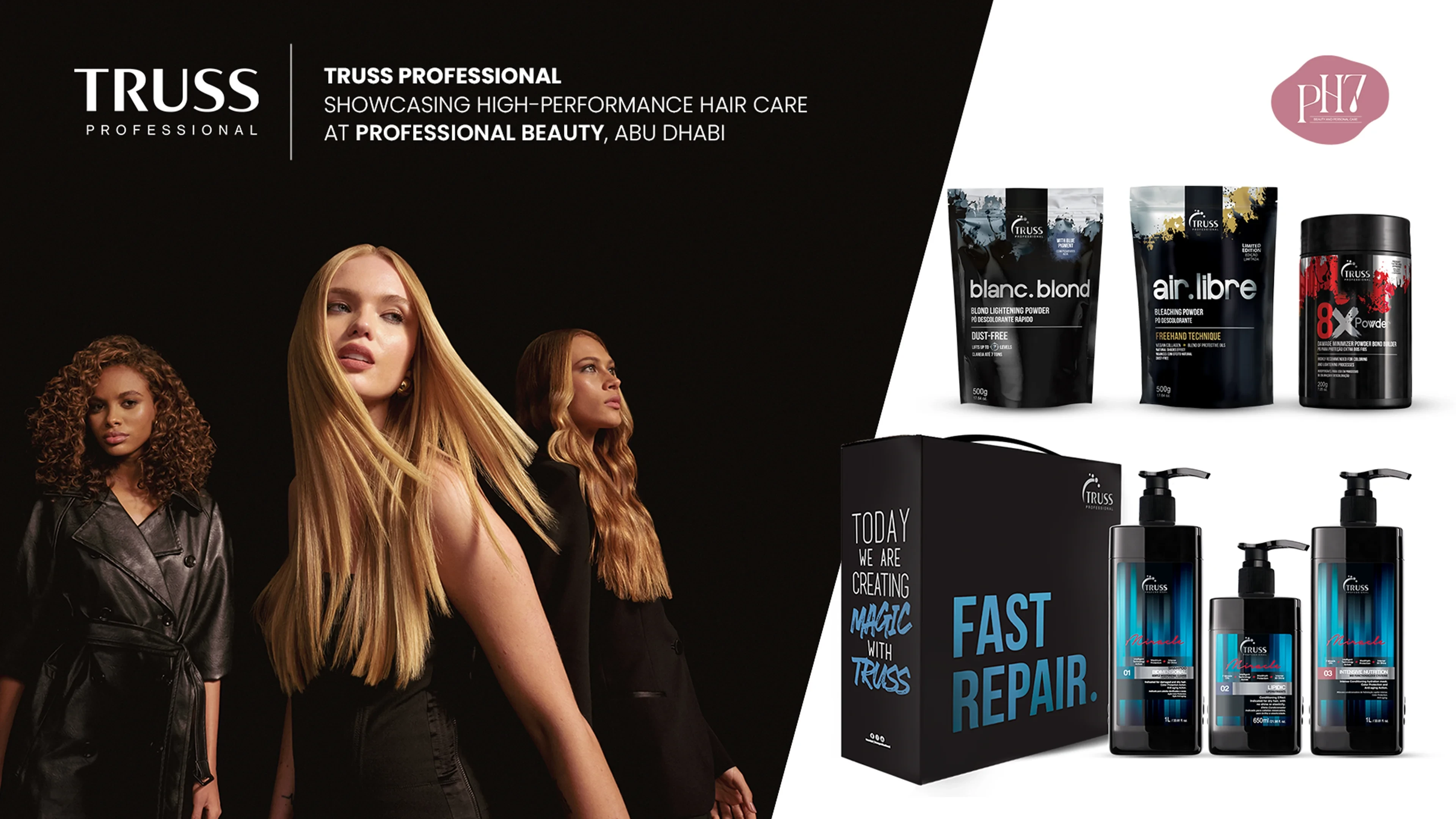 TRUSS Professional joins the Middle East beauty industry: Showcasing high-performance hair care at Professional Beauty Abu Dhabi on 07th October 2024