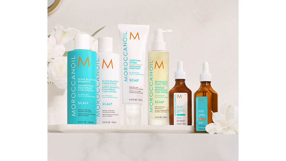 Presentamos la colección de cuidado del cuero cabelludo de Moroccanoil®