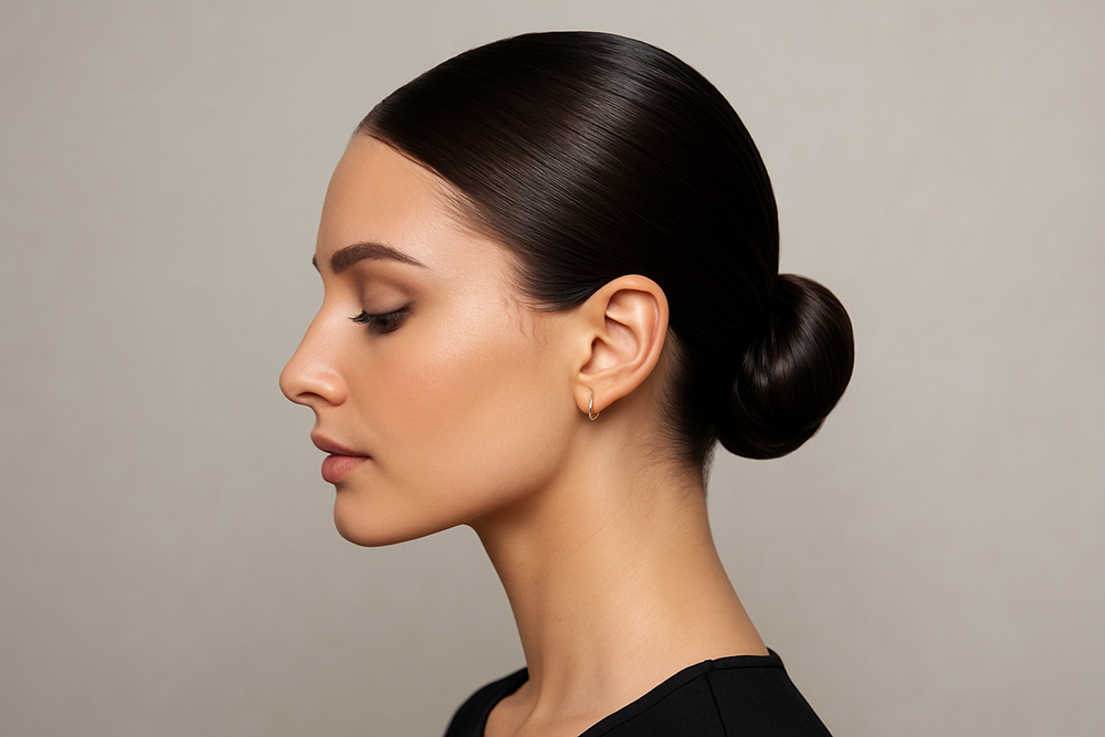 Slick Bun: el moño bajo pulido que arrasa en 2025