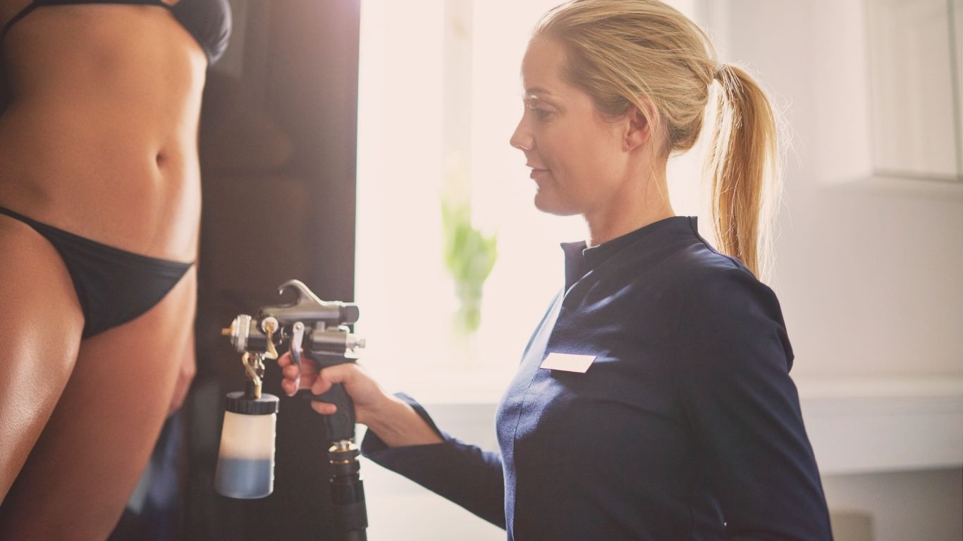 How to spray tan clients with eczema or psoriasis