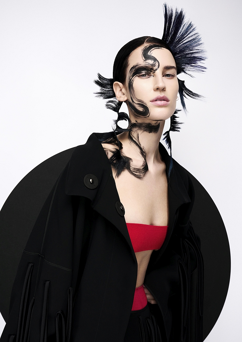 Avant Garde Sleek Updo - Caprice De Sanctis - Phoenix Collection