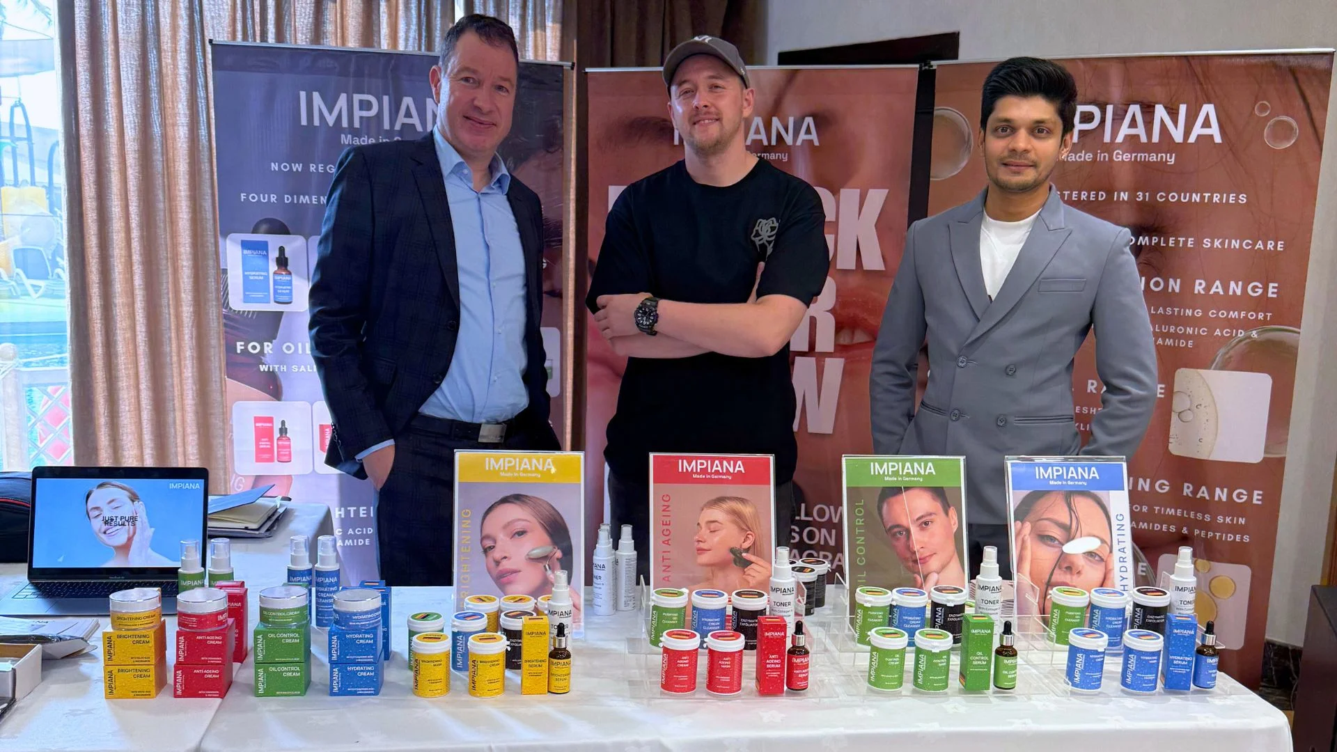 IMPIANA Skincare made it's official entry into the GCC market at Professional Beauty GCC