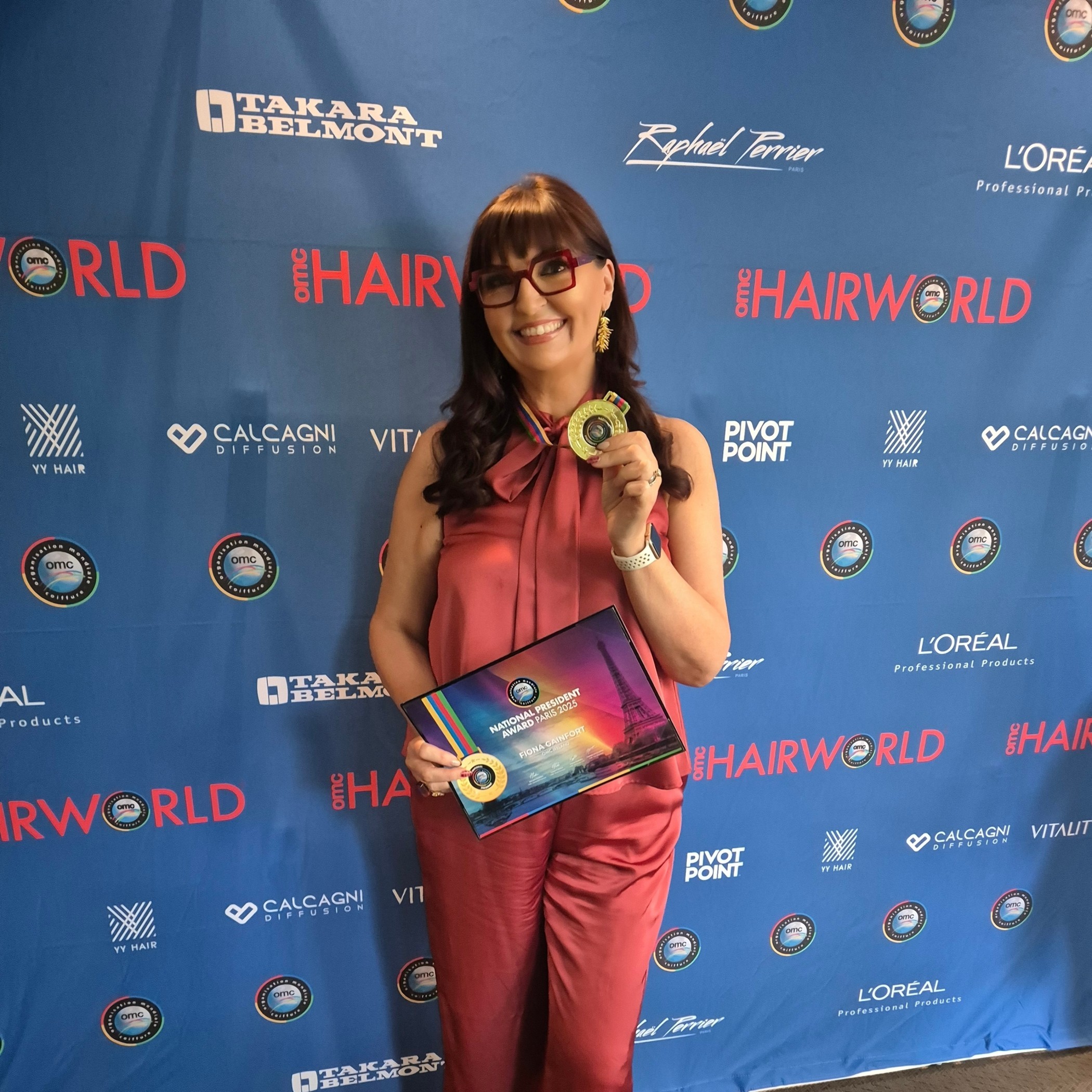 Irish Hairdressing Council president Fiona Gainfort honoured in Paris
