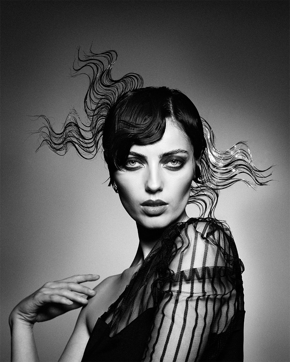 Joanne Roe - BHA Eastern Hairdresser of the Year 2025 - Avant Garde Slicked Back Hair