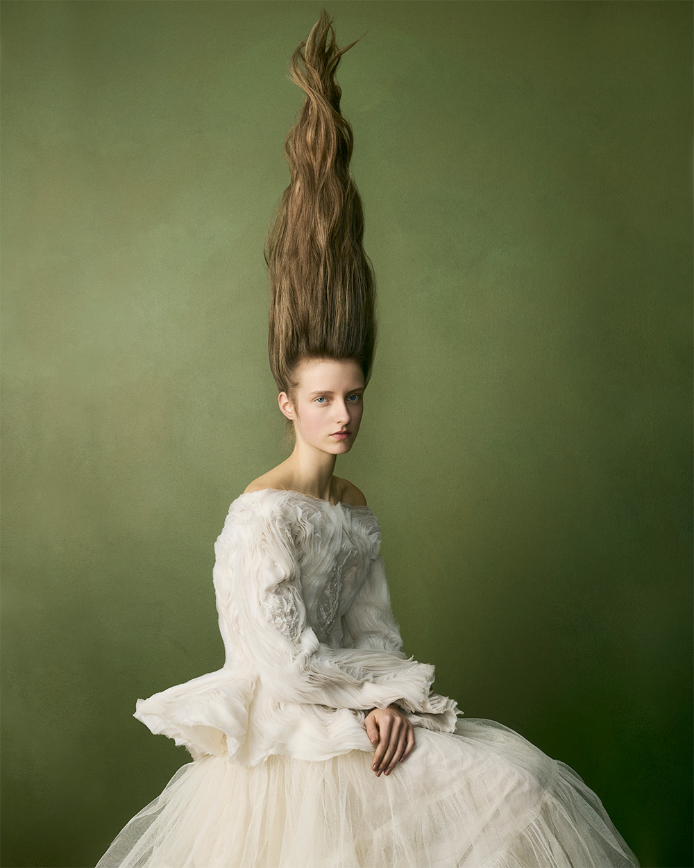 Lauren McCowan - BHA International Collection of the Year 2025 - Towering Inverted Golden Blonde Structure