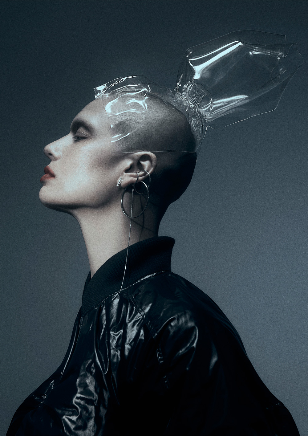 Benjamin Martin - BHA International Collection of the Year 2025 - Avant Garde Shaven Head and Headpiece