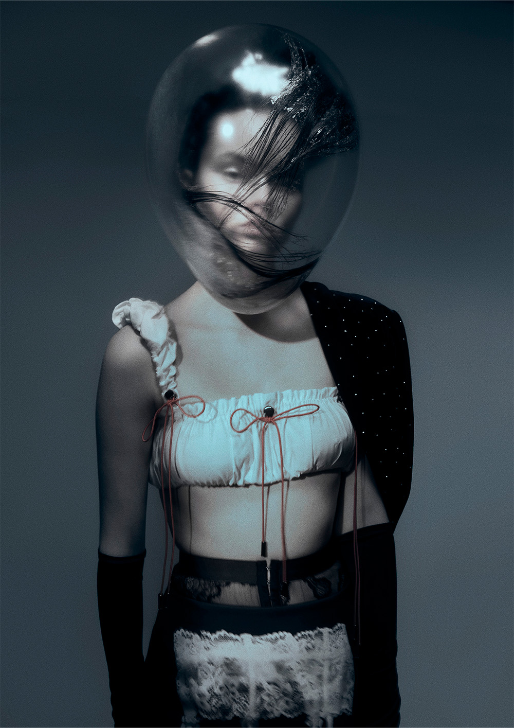 Benjamin Martin - BHA International Collection of the Year 2025 - Dark Spiky Hair inside Helmet