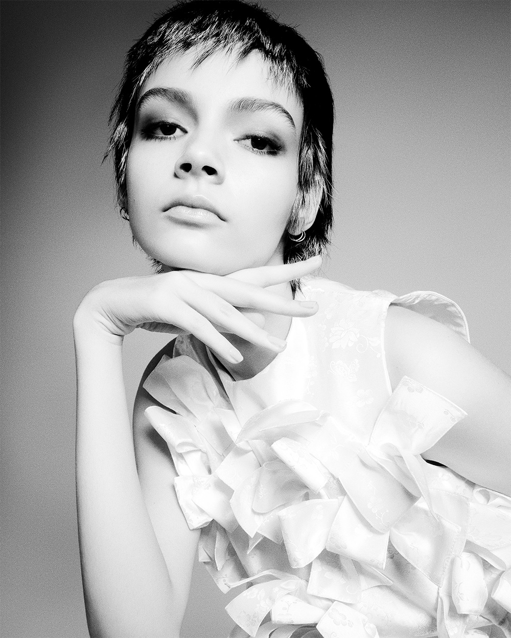 Jude McEwen  - BHA International Collection of the Year 2025 - Pixie Cut with Ppiky Layers and a Soft Fringe