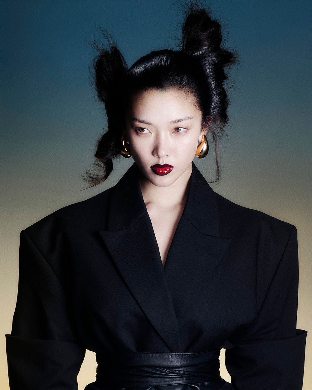 Danilo Giangreco - BHA London Hairdresser of the Year 2025 - Voluminous spiky Bun Updo