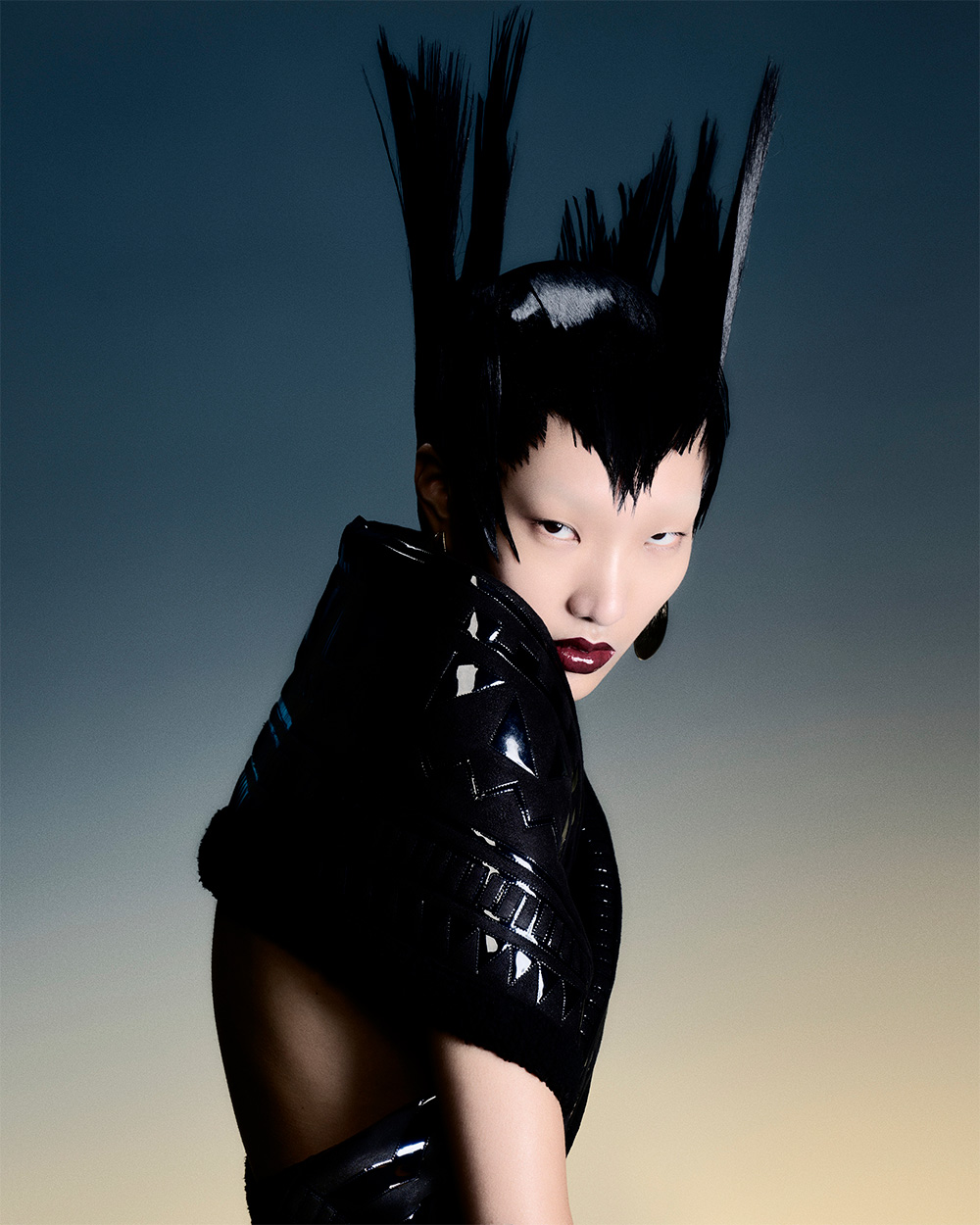 Danilo Giangreco - BHA London Hairdresser of the Year 2025 - Sharp, Spiky Geometric with a Pointed Fringe