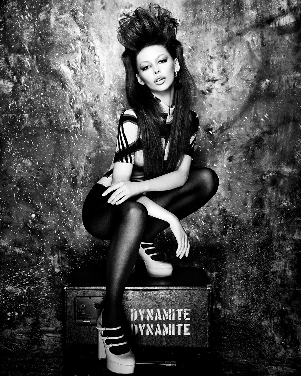 Kirby Blythe - BHA North Eastern Hairdresser of the Year 2025 - Long Brunette Hair with Fauxhawk