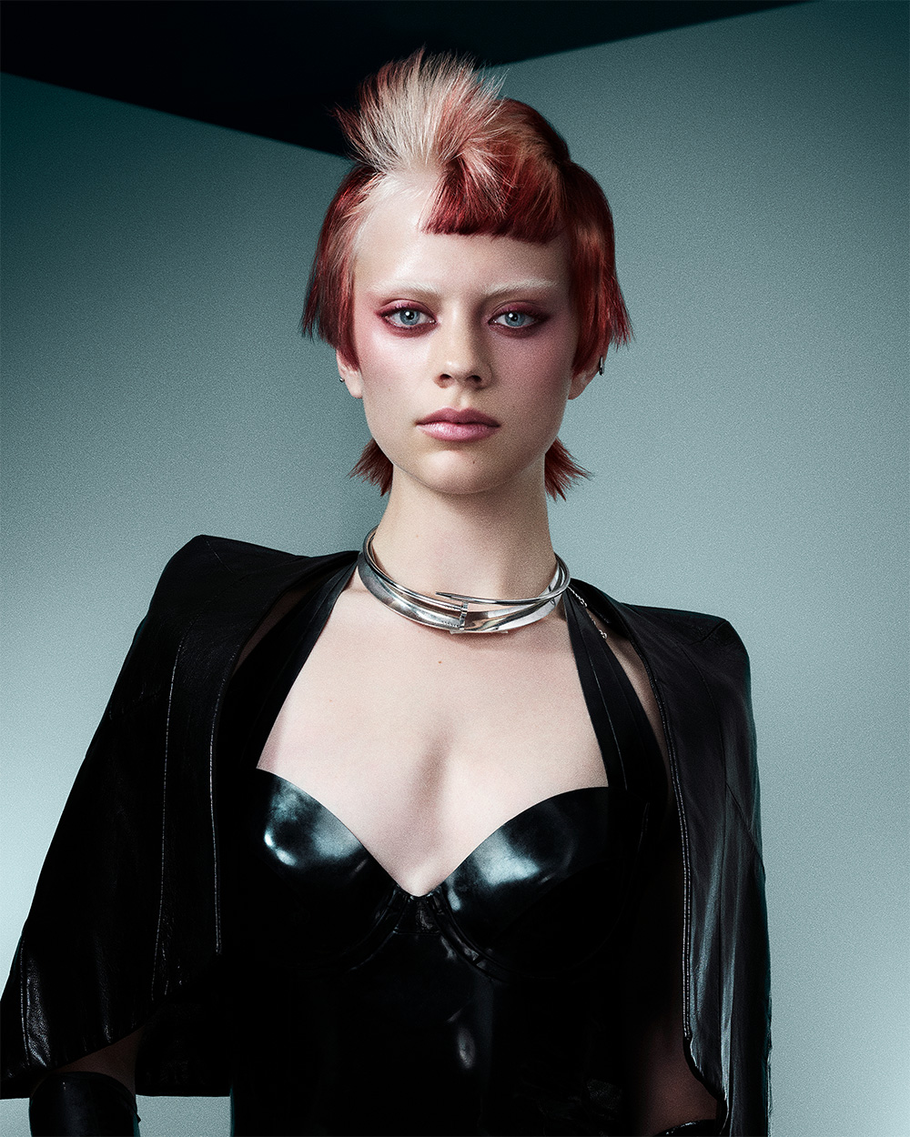 Elle Page - BHA London Hairdresser of the Year 2025 - Short, Edgy Spiky Colourful Mohawk