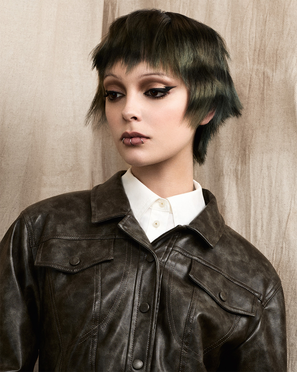 Lucia Siero Hernandez - BHA London Hairdresser of the Year 2025 - Short, Layered, Choppy Haircut with Long Fringe