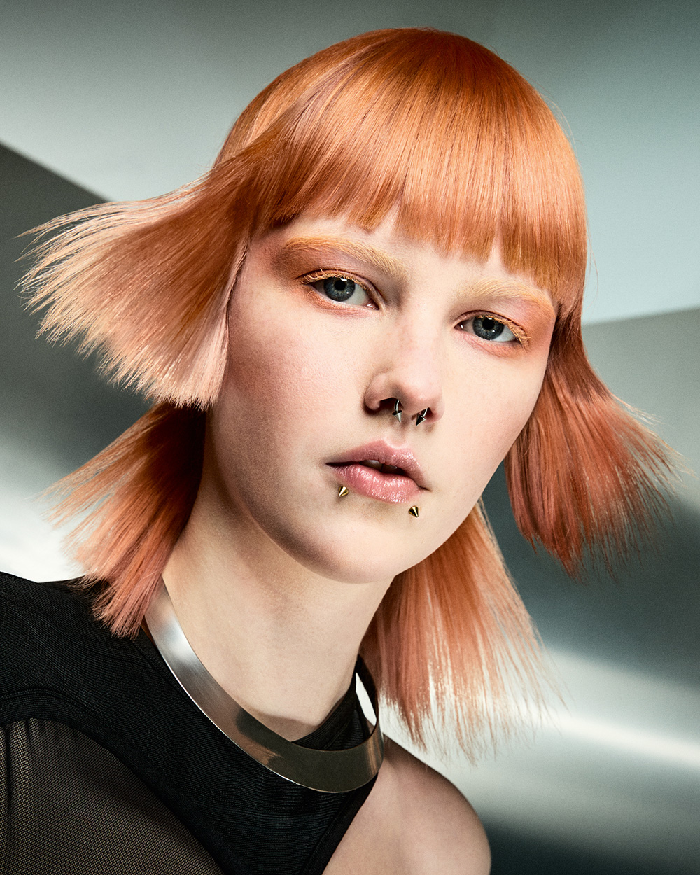 Yui Tateno - BHA London Hairdresser of the Year 2025 - Sleek, Coppery, Peach Bob
