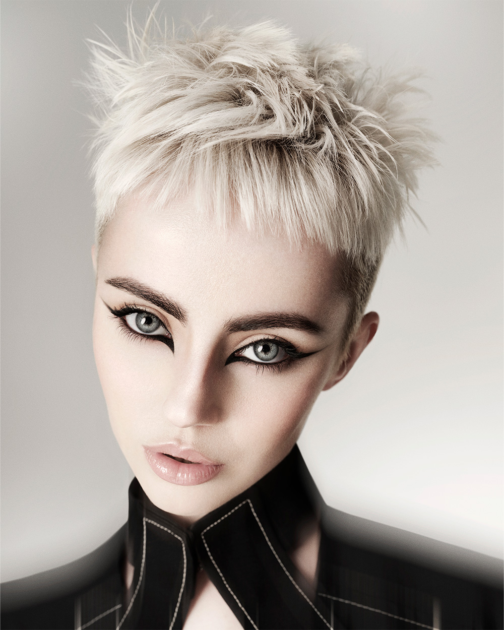 Emma Simmons - BHA North Eastern Hairdresser of the Year 2025 - White Pixie Crop