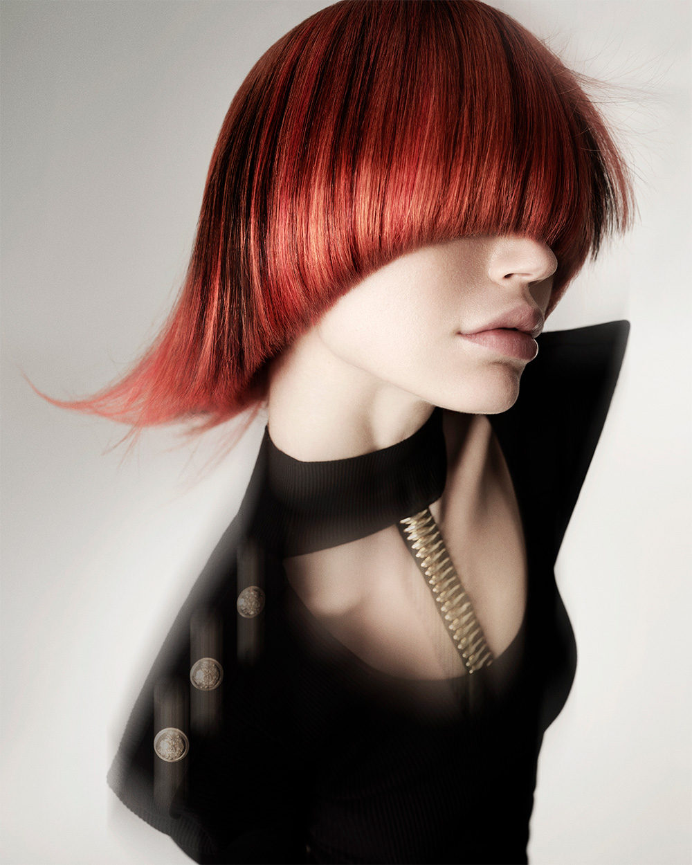 Emma Simmons - BHA North Eastern Hairdresser of the Year 2025 - Red Pageboy