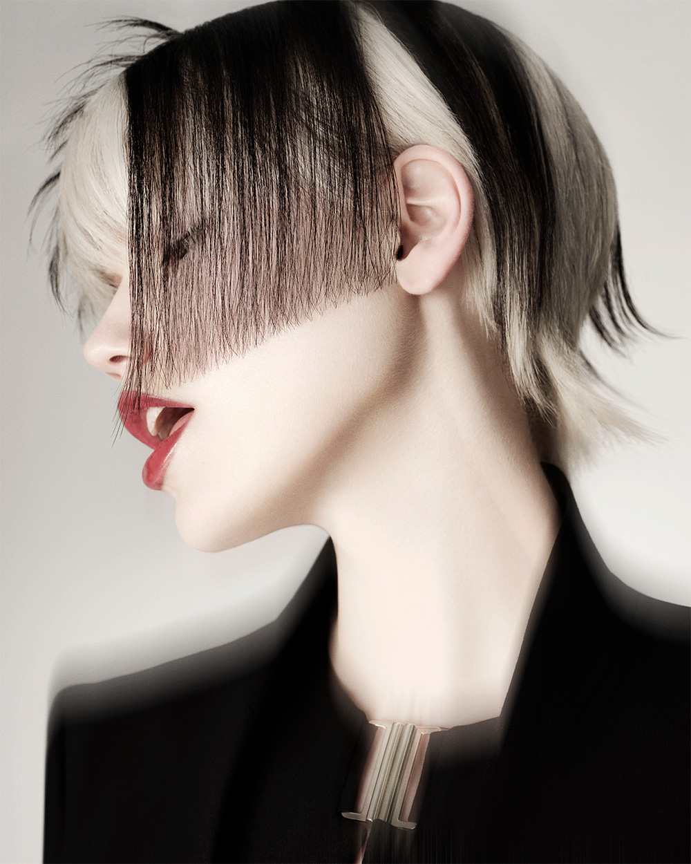 Emma Simmons - BHA North Eastern Hairdresser of the Year 2025 - Black and White Short Hair