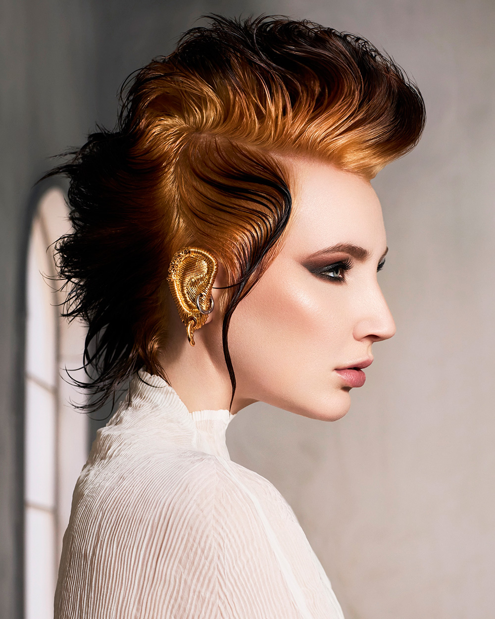 Sophie Lenton & Jonathan Turner - BHA North Eastern Hairdresser of the Year 2025 - Root Stretch Fauxhawk