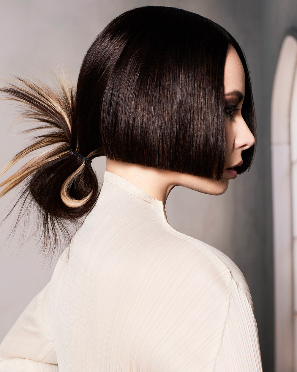 Sophie Lenton & Jonathan Turner - BHA North Eastern Hairdresser of the Year 2025 - Brunette Hime Cut