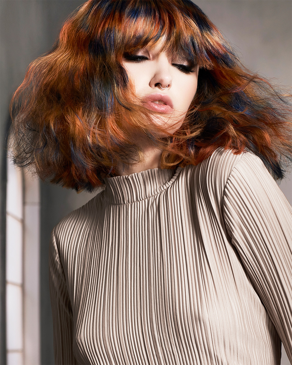 Sophie Lenton & Jonathan Turner - BHA North Eastern Hairdresser of the Year 2025 - Creative Colour Mid Length Wavy Hair