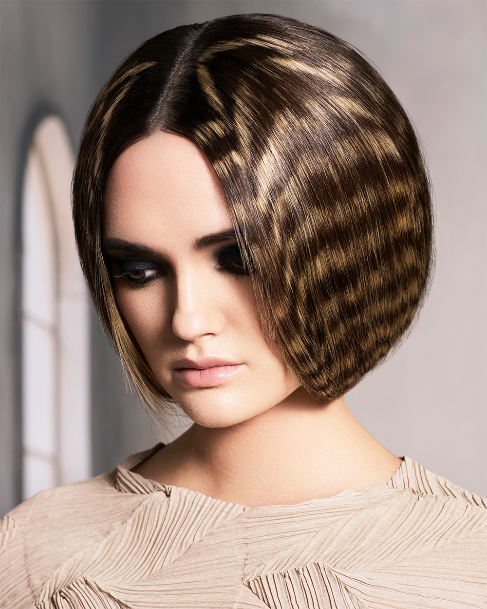 Sophie Lenton & Jonathan Turner - BHA North Eastern Hairdresser of the Year 2025 - Brunette Bob with Blonde Imprinting