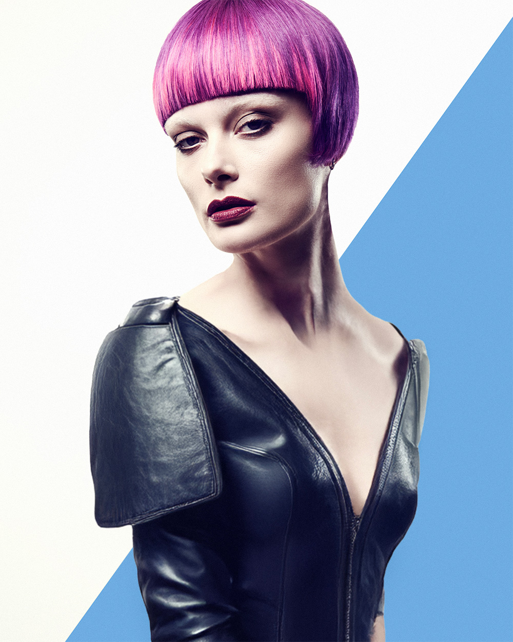 Danny Malone - BHA Northern Ireland Hairdresser of the Year 2025 - Micro Bob with Peekaboo Pink