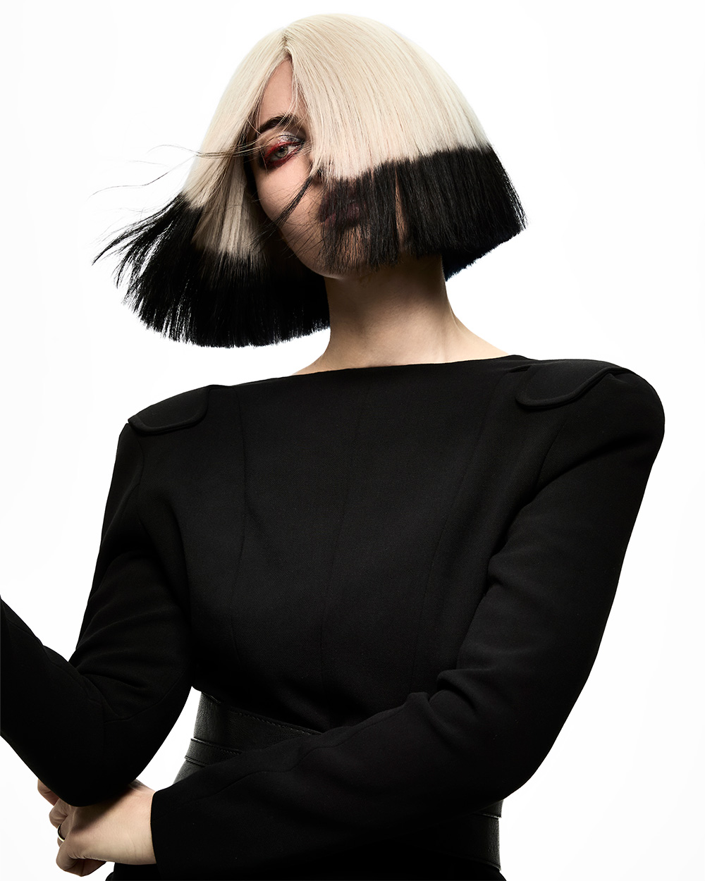 Simon Houston - BHA Northern Ireland Hairdresser of the Year 2025 - Split Colour Bob