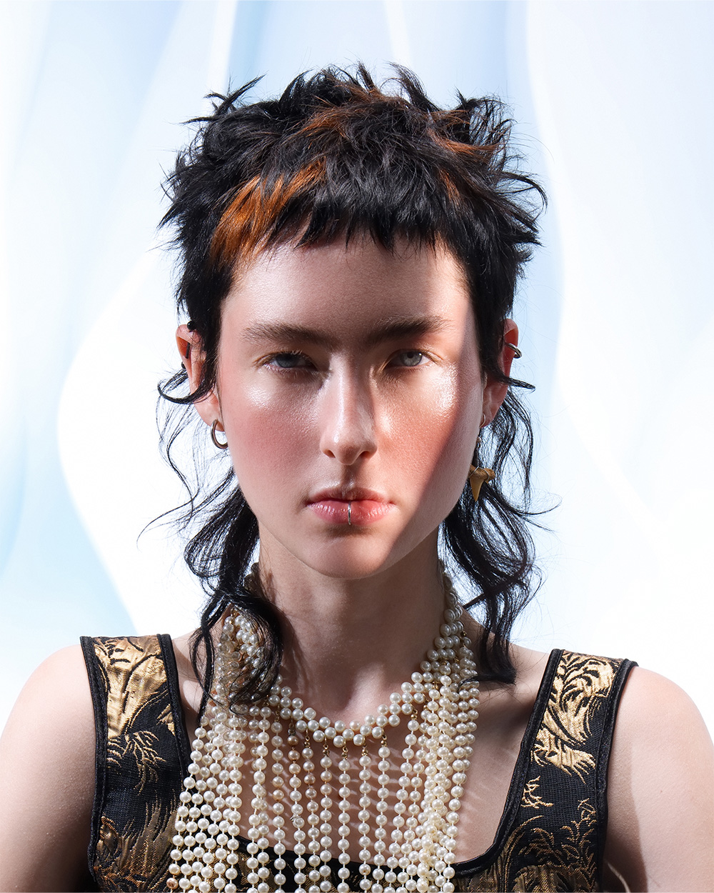 Damien Johnston & Stephen Aiken - BHA Northern Ireland Hairdresser of the Year 2025 - Colour Block Mixie Hair 