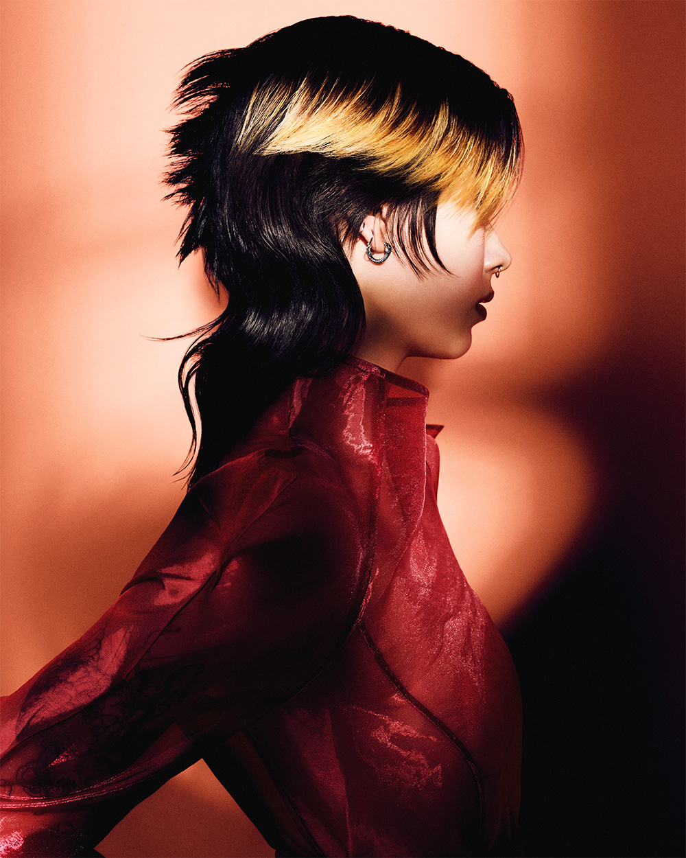 Rebecca Jacques & Aimee Atkins - BHA Midlands Hairdresser of the Year 2025 - Colour Block Mullet