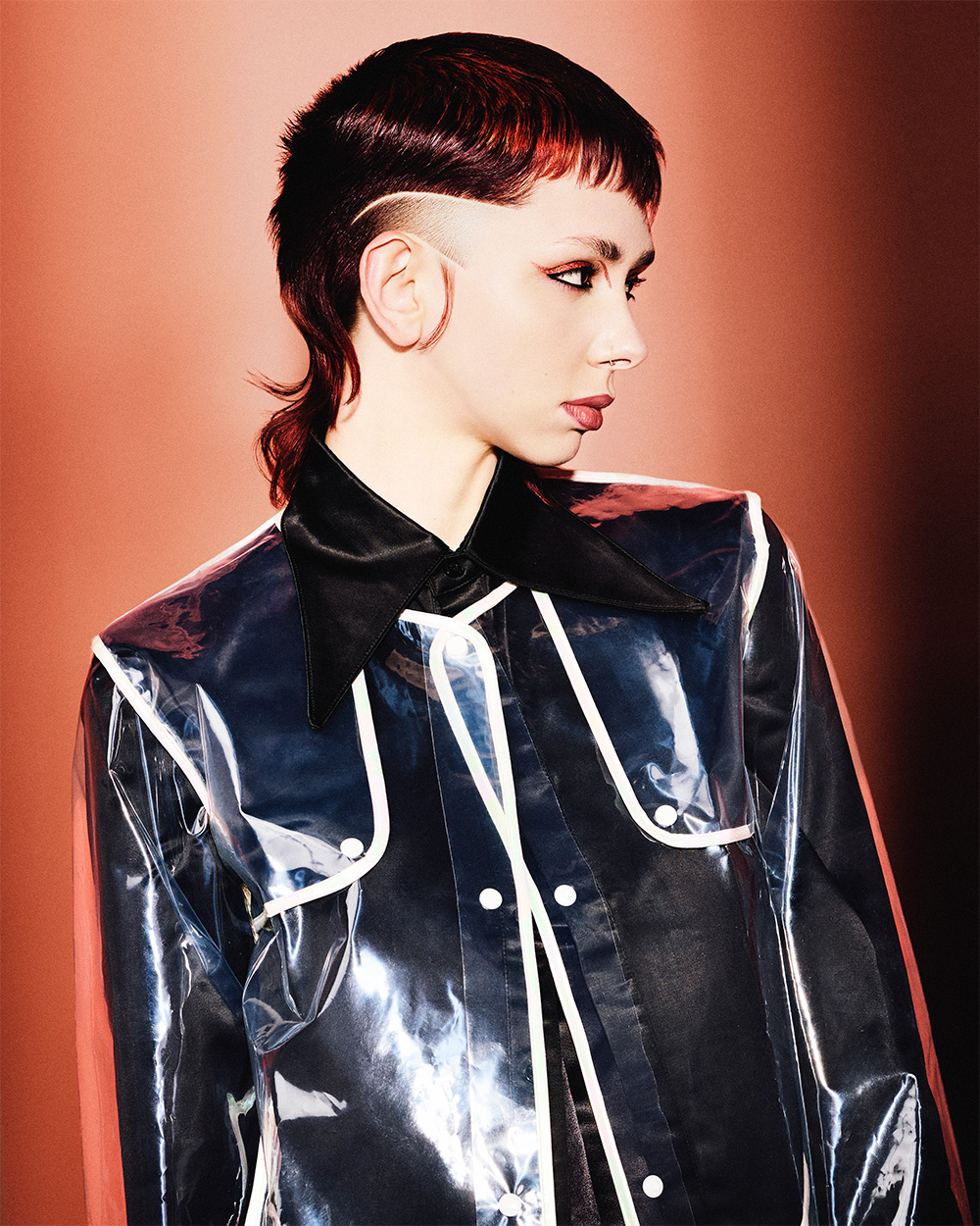 Rebecca Jacques & Aimee Atkins - BHA Midlands Hairdresser of the Year 2025 - Red Mullet with Shaved Detail