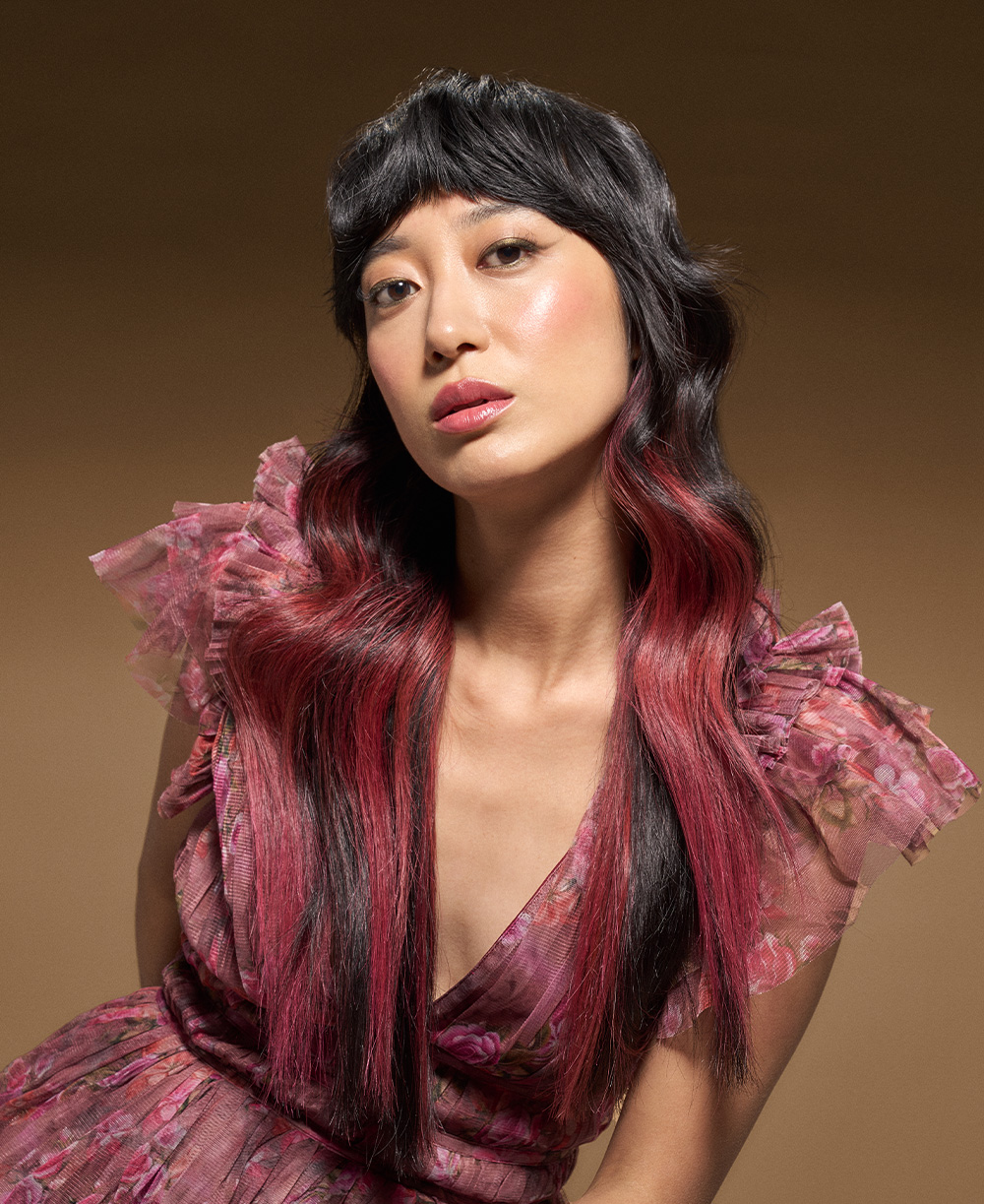Pamela Cooney - BHA Midlands Hairdresser of the Year 2025 - Jellyfish Cut with Red Highlights