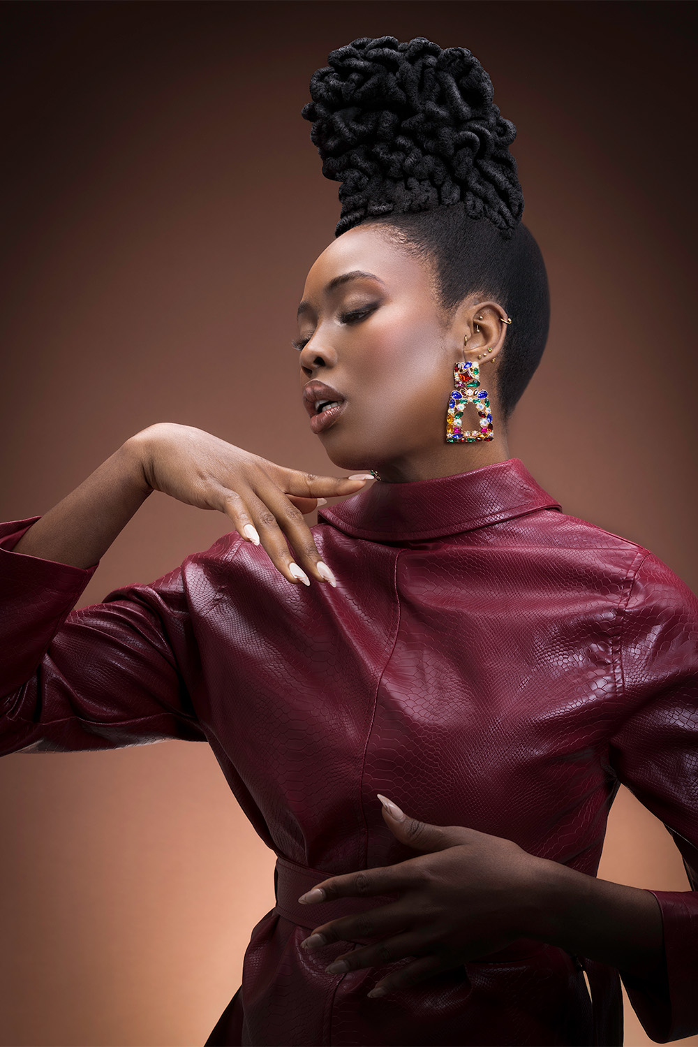 Tamara Robinson- BHA Midlands Hairdresser of the Year 2025 - Twists Styled into a Clean, Precise, and Symmetrical Shape